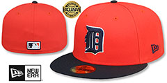 Tigers COOPERPACK Orange-Navy Fitted Hat by New Era