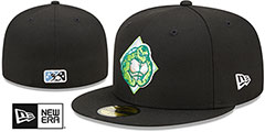 Tortugas MILB MARVEL DEFENDERS Black Fitted Hat by New Era