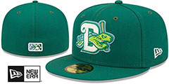 Tortugas MILB ONFIELD GAME Green Fitted Hat by New Era