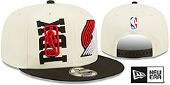 Trail Blazers 2022 NBA DOUBLE WHAMMY DRAFT SNAPBACK Hat by New Era