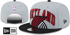 Trail Blazers 2023 TIP OFF SNAPBACK Grey-Black Hat by New Era