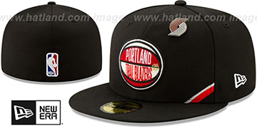 Trailblazers 2019 NBA DRAFT Black Fitted Hat by New Era