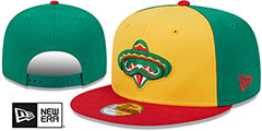 Travelers COPA SNAPBACK Gold-Green-Red Hat by New Era