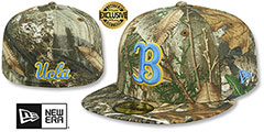 UCLA NCAA TEAM-BASIC Realtree Camo Fitted Hat by New Era