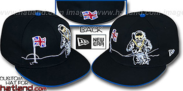 United Kingdom MOONMAN Black Fitted Hat by New Era