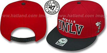 UNLV 2T BLOCKSHED SNAPBACK Adjustable Hat by Twins 47 Brand