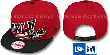 UNLV STILL ANGLIN SNAPBACK Red-Black Hat by New Era