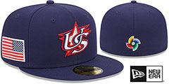 USA 2023 WBC GAME Navy Hat by New Era