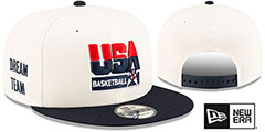 USA Basketball DREAM TEAM SNAPBACK Chrome-Navy Hat by New Era