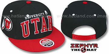 Utah 2T SUPER-ARCH SNAPBACK Adjustable Hat by Zephyr