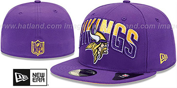 Vikings NFL 2013 DRAFT Purple 59FIFTY Fitted Hat by New Era