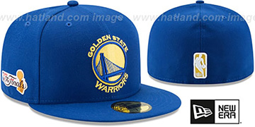 Warriors 2017 FINALS Royal Fitted Hat by New Era