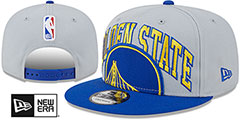 Warriors 2023 TIP OFF SNAPBACK Grey-Royal Hat by New Era