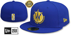 Warriors NBA G-LEAGUE Royal Fitted Hat by New Era