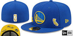 Warriors TRIPLE THREAT IDENTITY Royal Fitted Hat by New Era