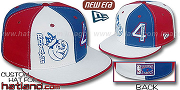 Webber DOUBLE WHAMMY White-Royal-Red Fitted Hat