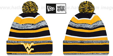 West Virginia NCAA-STADIUM Knit Beanie Hat by New Era