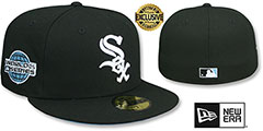 White Sox 2005 WORLD SERIES SKY-BOTTOM Black Fitted Hat by New Era