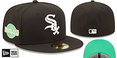 White Sox 2005 WS CITRUS POP Black-Green Fitted Hat by New Era