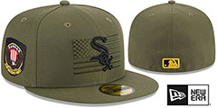 White Sox 2023 ARMED FORCES STARS N STRIPES Hat by New Era