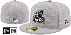 White Sox 2023 CLUBHOUSE Heather Grey Fitted Hat by New Era