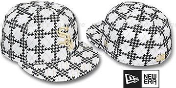 White Sox A-TOOTH White-Black Fitted Hat by New Era