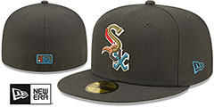 White Sox COLOR PACK MULTI Charcoal Fitted Hat by New Era