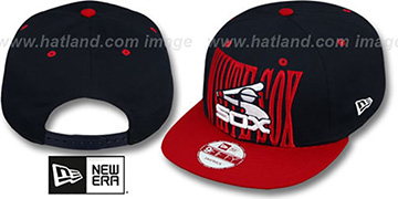 White Sox COOP STEP-ABOVE SNAPBACK Navy-Red Hat by New Era