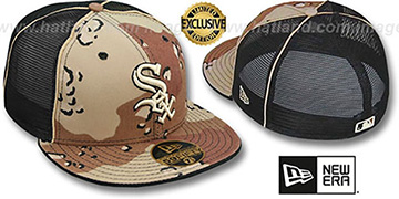 White Sox DESERT STORM MESH-BACK Fitted Hat by New Era