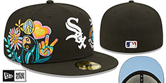 White Sox GROOVY Black Fitted Hat by New Era