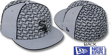 White Sox LOS-LOGOS Grey-Black Fitted Hat by New Era