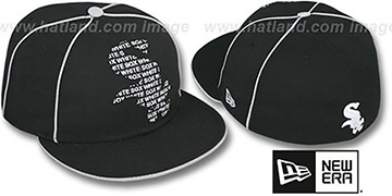 White Sox REPEAT BIG-ONE Black Fitted Hat by New Era