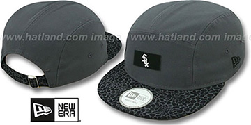 White Sox SAFARI CAMPER STRAPBACK Grey Hat by New Era