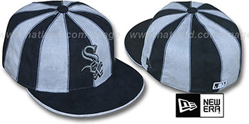 White Sox SUEDE 12-PACK Black-Grey Fitted Hat by New Era