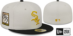 White Sox TWO-TONE STONE Fitted Hat by New Era