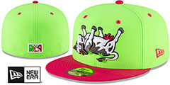 Wind Surge COPA Lime-Pink Fitted Hat by New Era