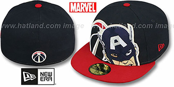 Wizards HERO-HCL Navy-Red Fitted Hat by New Era