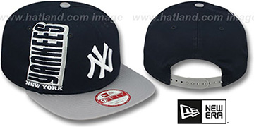 Yankees RALLYMARK SNAPBACK Navy-Grey Hat by New Era