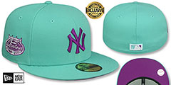 Yankees 2008 ALL STAR GAME PURPLE-BOTTOM Mint Fitted Hat by New Era