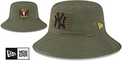 Yankees 2023 ARMED FORCES STARS N STRIPES BUCKET Hat by New Era