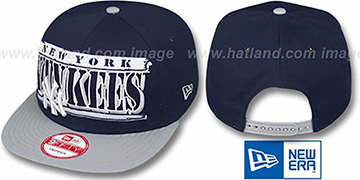 Yankees 2T STILL BREAKIN SNAPBACK Navy-Grey Hat by New Era