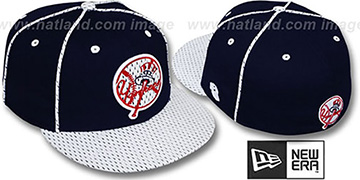 Yankees 2T TEAM-JERSEY Navy-White Fitted Hat by New Era