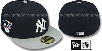 Yankees BAYCIK Navy-Grey Fitted Hat by New Era