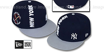 Yankees BEELINE Navy-Grey Fitted Hat by New Era