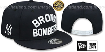 Yankees BRONX BOMBERS SNAPBACK Navy Hat by New Era