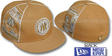 Yankees C-NOTE Wheat-Silver Fitted Hat by New Era