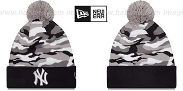 Yankees CAMO CAPTIVATE Knit Beanie Hat by New Era