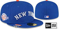 Yankees CITY FLAG VISOR CLIP SIDE-PATCH Royal Hat by New Era