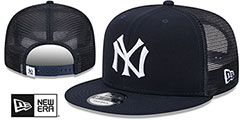 Yankees COOP TEAM-BASIC TRUCKER SNAPBACK Navy Hat by New Era