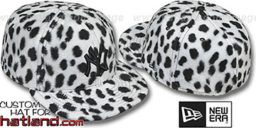 Yankees DALMATION PIMPIN-FUR White Fitted Hat by New Era